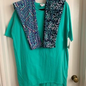 LuLaRoe Irma and TC Leggings Outfit